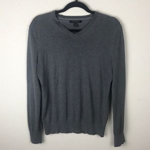 Banana Republic Gray Mens Silk Sweater